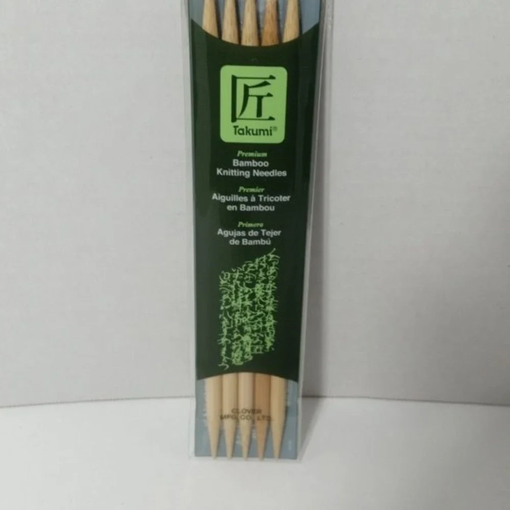 Bamboo Double Point Knitting Needles 7